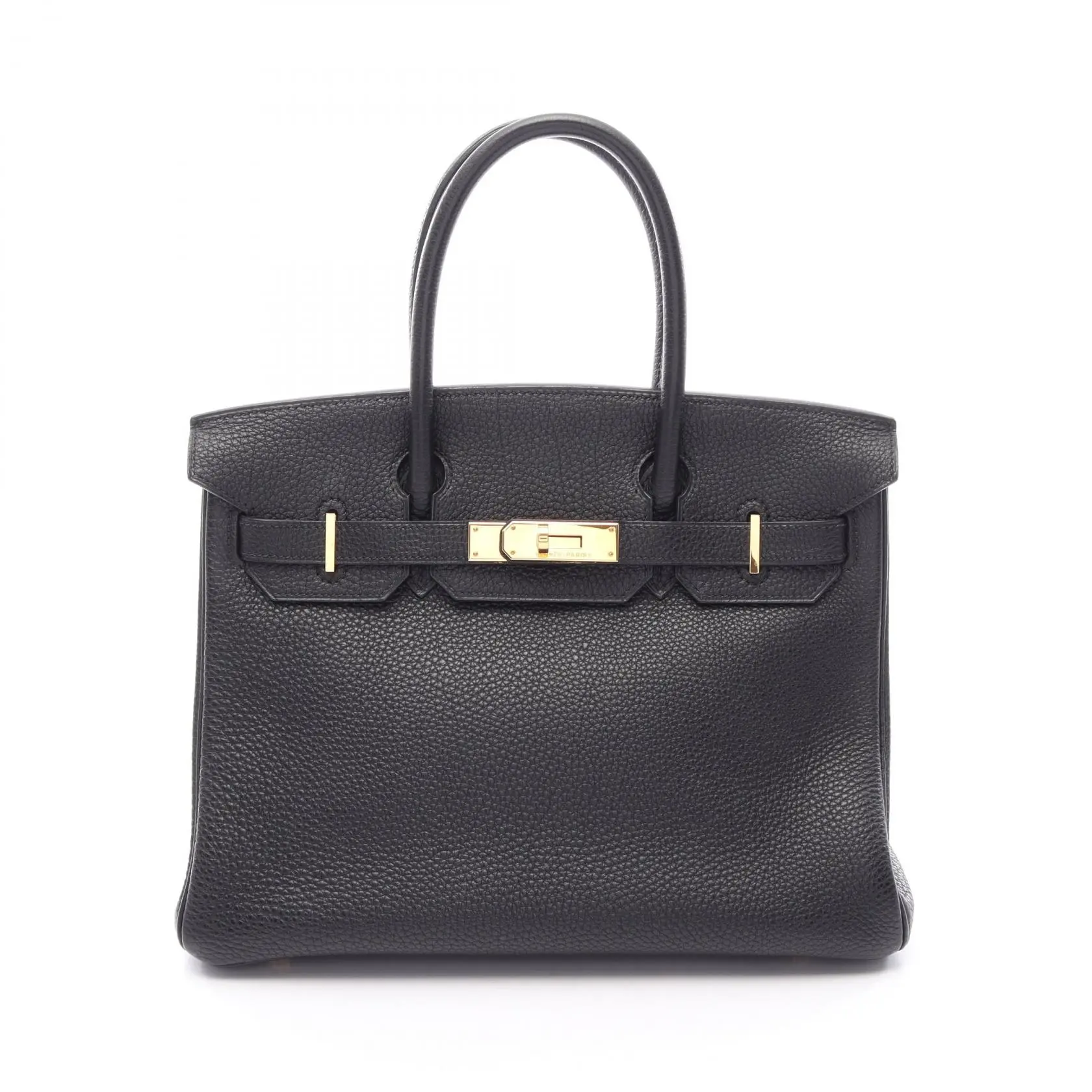 Pre-owned HERMÈS Calfskin Shoulder Bags Hermes Birkin30 Togo Leather