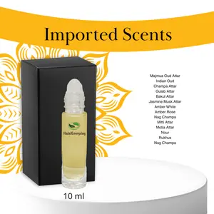 Imported Oud & Attar Fragrance Oil Scents Roll-ons 1/3 oz. | 10 ml.