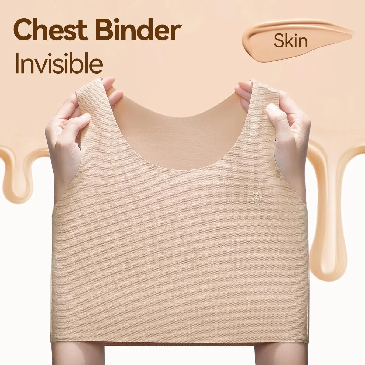 No Trace Sport Pullover Traceless Pullover Chest Binder No Metal No Hook Seamless Chest Binder Tomboy Breathable Sports Bra Corsets SpringStatements Lightweight Compression Activewear Fitness Clothes