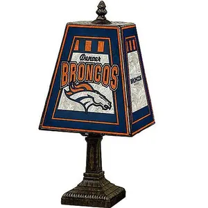 Football Fan Shop Handpainted Team Lamp - Denver Broncos - NFL