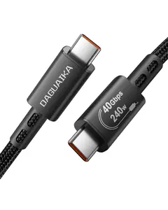 USB 4 Cable 3.3FT [USB-IF Certified] for Thunderbolt 4/3, 240W Fast Charging, 40Gbps Data Transfer, 8K@60Hz/4K@240Hz/Dual 4k@60Hz Video Display for iPhone 15/16 Series, MacBook, iPad, Samsung