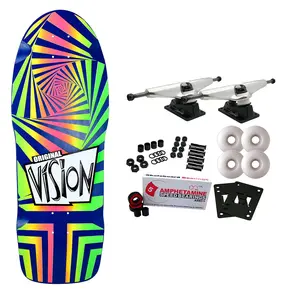 Vision Skateboard Complete Original Rainbow 10" x 30" Old School