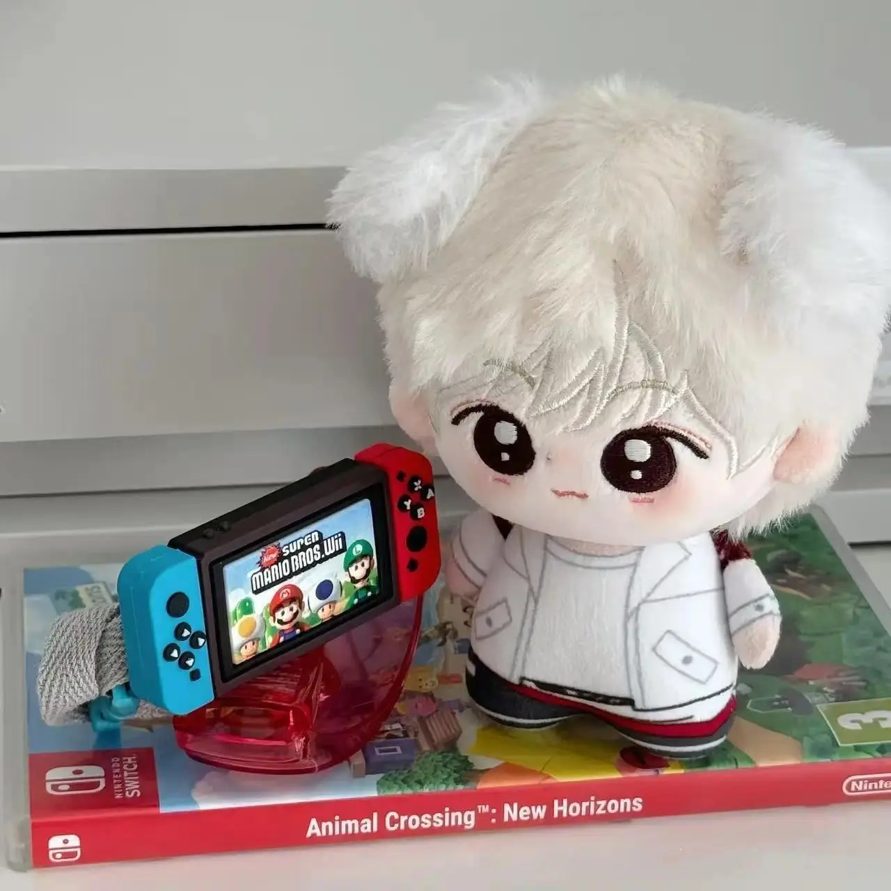 Stuffed 10cm Handsome Boy SOOBIN Cotton Doll Dress Up Plush Toy for Backpack Ornament Keychain or Meeting Gift