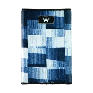 Yay Novelty 1149 The Perfect Slim Wallet for Front Pocket Use - Geo Blue