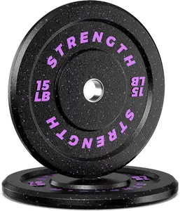 Olympic Weight Plate,20lbs-90lbs Bumper Weight Plate with Steel Insert for Home Gym & Weight Lifting.