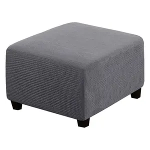 Solid Color Elastic Footrest Cover, Detachable Design, Stretchy Footrest Pad Sleeve, Sofa Foot Rest Protector, Furniture Guard