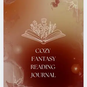 Cozy Fantasy Reading Journal with Floral Design and Soft Pages for Book Lovers