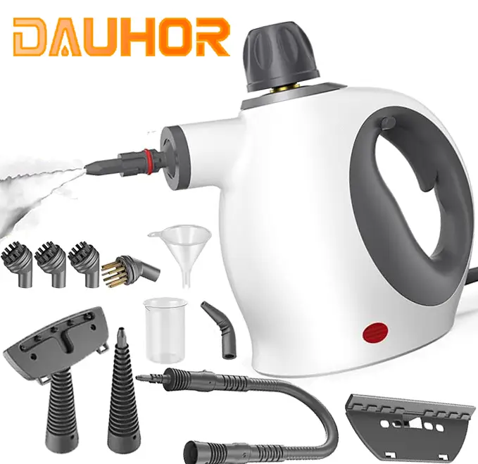 SummerNew Pressurized Handheld Multifunction-Surface Natural Steam Cleaner,Steam Mop,New Upgraded Large Capacity Water Tank and Safety Lock,Equipped w