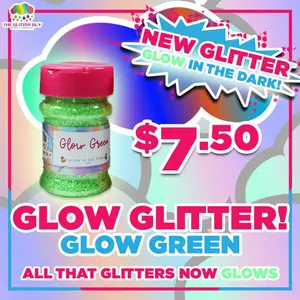 Glow Green - The Glitter Guy - Glow in the Dark