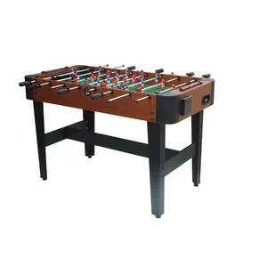 4FT Foosball Table for Home, 48" Soccer Table with Chromium Steel Play Rods, 2 Game Balls Included, Compact Tabletop Football Game for Kids Adults Family