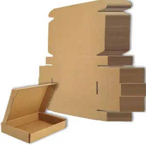 Small Shipping Boxes 6x4x1 inches Set of 50 Brown Mailer Corrugated Cardboard Boxes Shipping Packaging Mailing Products