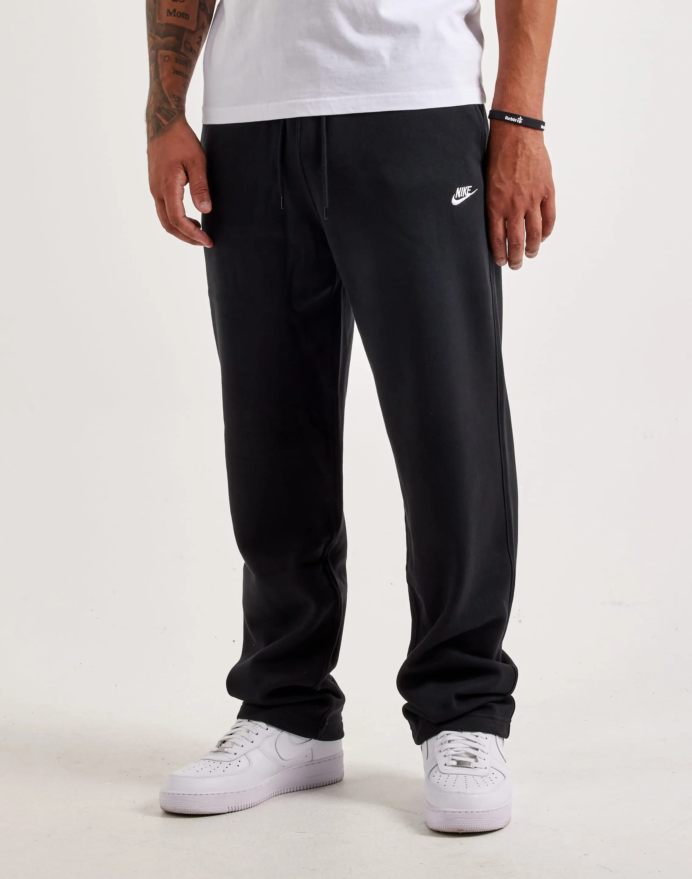 Mens Nike Club Open-Hem Fleece Pants Tall