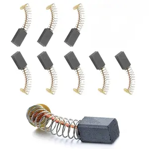 Carbon brush - durable material, easy to install, with leads and ring terminals, suitable for rotary hammer drills/circular saws/cutting saws/angle grinders, industrial hardware tool accessories