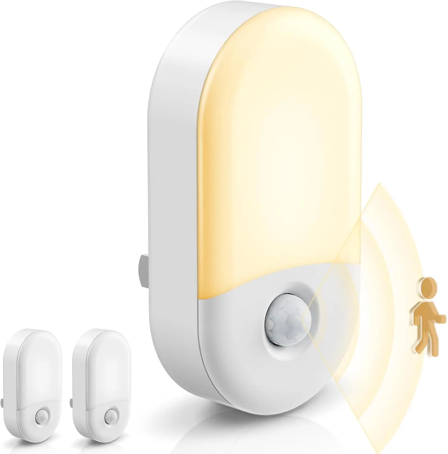 Motion Sensor Night Light, Motion Sensor Light Indoor, 30/60LM