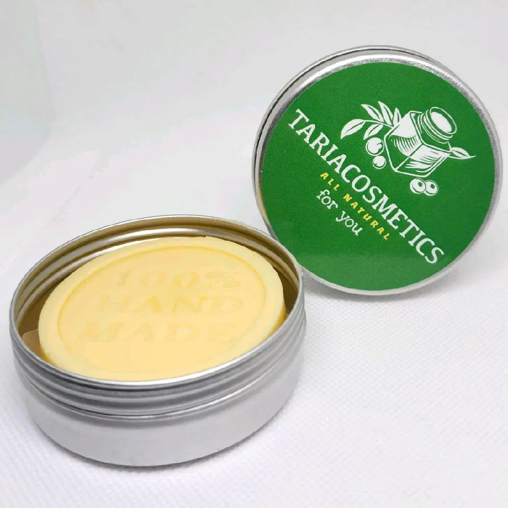 2 oz Shea-Jojoba Lotion Bar - Natural Scent Cosmetic Body Care Moisturizer with Shea Butter, Jojoba Oil, Vitamin E, Beeswax for Smooth Skin