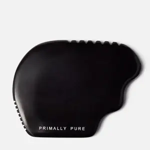 Primally Pure Gua Sha Stone - Natural Stone for Skincare & Facial Comfort - Ideal for an optimal Skin Care Lifestyle Calming Jade