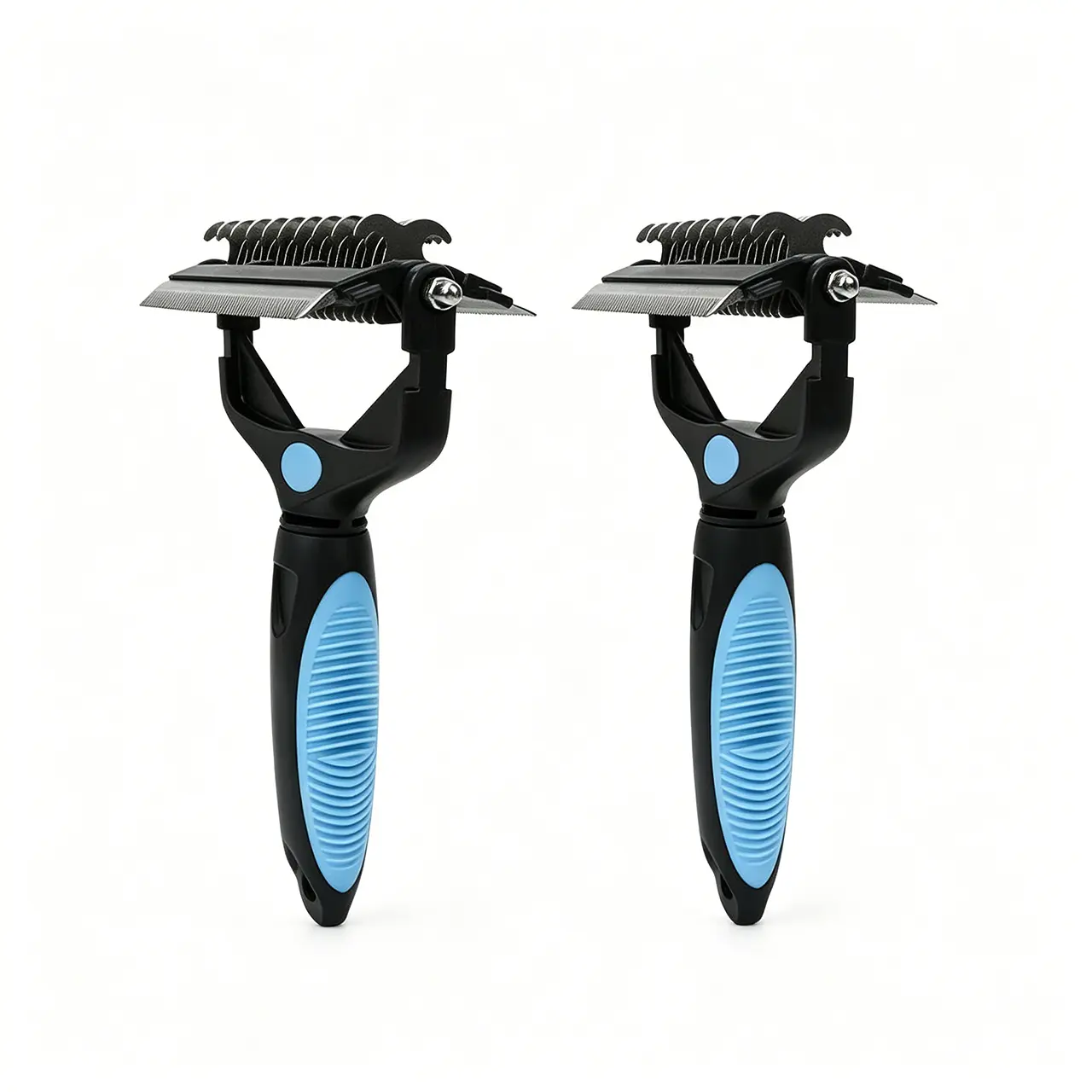 (Limited Free Gift) Dog Grooming Comb - Stainless Steel Double-Side Slicker Brush Shedding Tool, Effective Matted Hair Remover, Practical Daily Dog Coat Maintenance Supply, Slicker Brush Shedding Tools