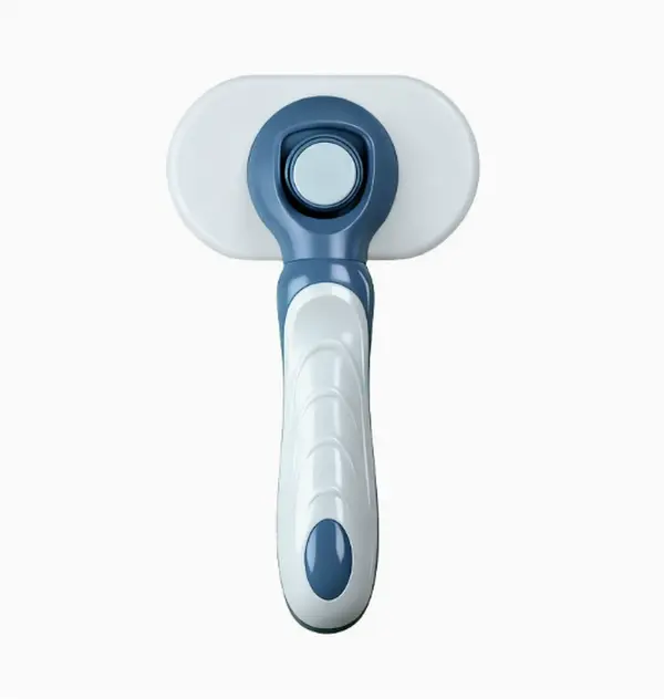 1-Button Self-Cleaning Pet Grooming Brush for Cats and Dogs, Loose Hair Remover Shedding Tool