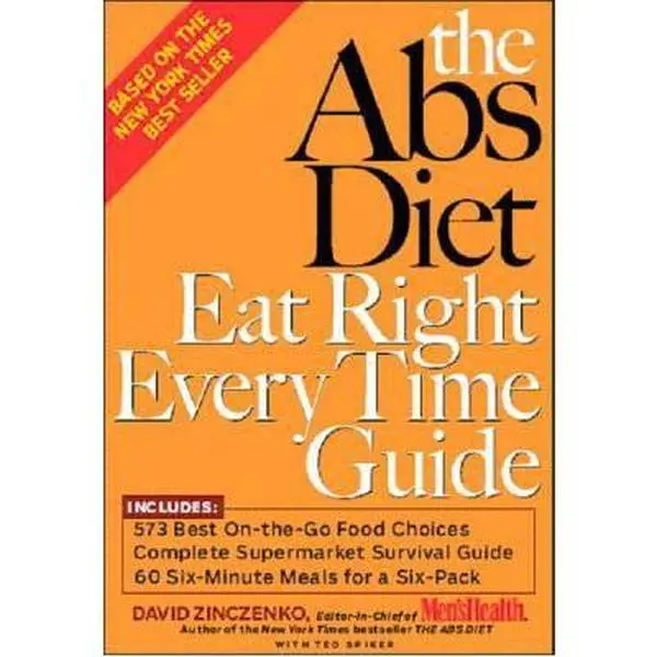 USED Book - The Abs Diet Eat Right Every Time Guide by David Zinczenko (Paperback) - english