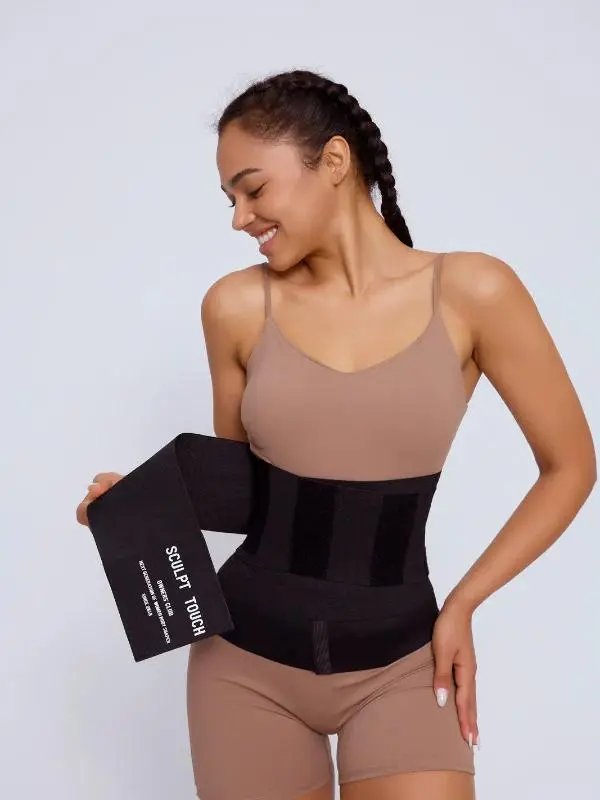 Sculpt Touch Hourglass Wrap Band - Soft Fabric for Comfort and Fit in Everyday Shapewear Smooth Womenswear Tummy Control Waisttrainer Athletic Activewear Compression Polyester Slim Straps SpringStatements