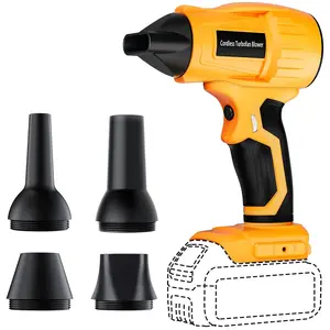 Awoyisa Blower Brush Compatible with Dewalt 20v Max Battery, cordless    turbo power air duster  Handheld Turbine Fan Dust Remover, 350w 96000 Rpm Adjustable Wind Speed(NO battery）