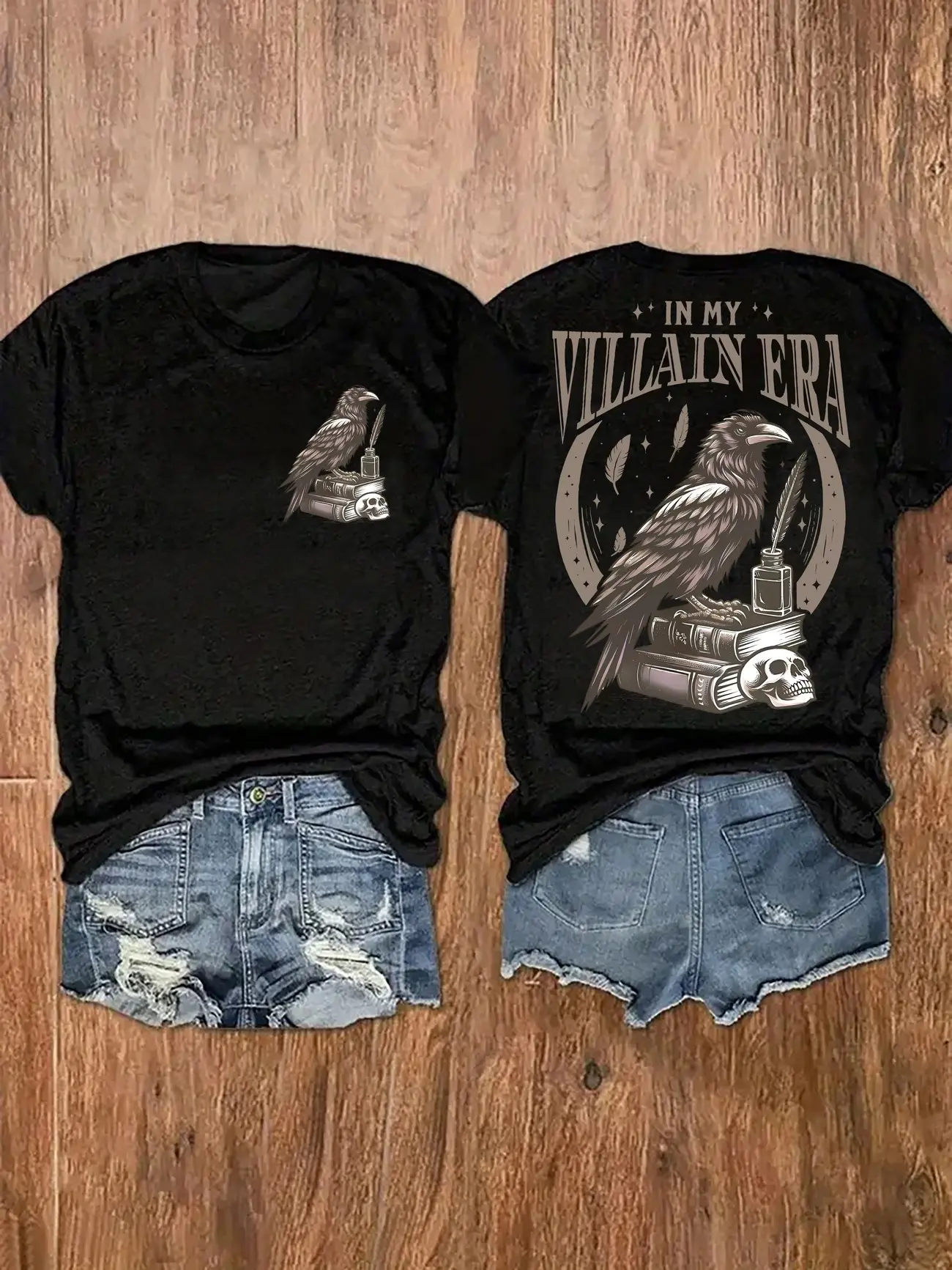 In My Villain Era Crow Gothic Tee