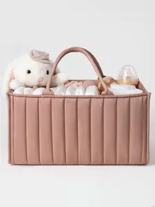 Stylish Diaper Caddy Organizer, Travel Diaper Tote, Diaper Bag, Nursery Storage Basket, Perfect Baby Shower Gift, Essential Newborn Items, Registry Must-Have, Multifunctional Diaper Bag