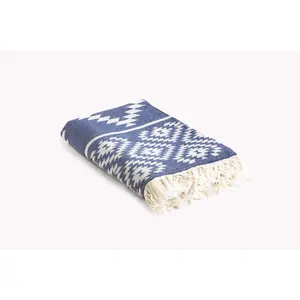 Peshtemal Towel Southwestern Blue