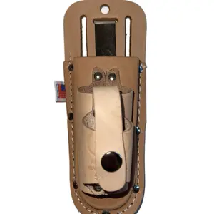 Leather Plier Holder with Unique Design and Button Closure