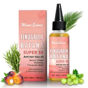 5 in 1 Rapid Hair growth oil with Fenugreek Oil, Chebe powder, Amla Oil , Batana Oil , and Rosemary Oil . Stimulates Hair growth and promotes new hair growth