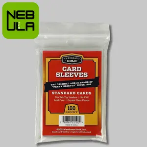 Cardboard Gold Penny Sleeves 100 Count