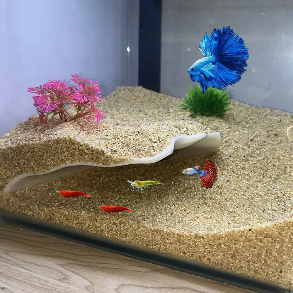 walk-In Aquarium Cave Decoration for Fish and Reptiles - Realistic ABS Resin Hideout, Ideal for Aquatic Terrariums, Fish Tank, Enhances Natural Habitat Feel with Vibrant Colors and Textured Surface, Aquarium Decorations, Aquarium Supplies