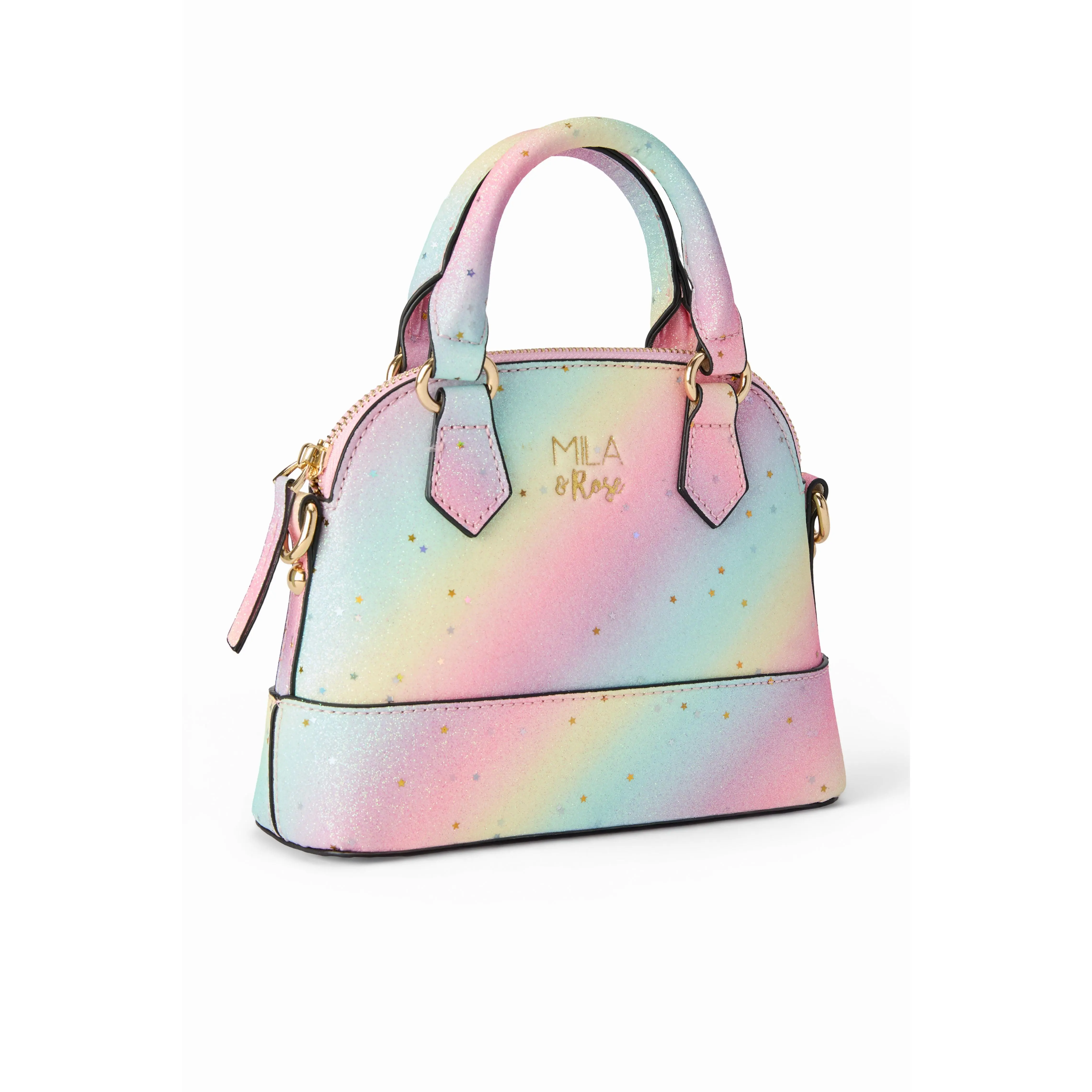 Unicorn Glitter Crossbody Purse for Girls – High-Quality Vegan Leather Bag with Removable Shoulder Strap – Cute Gift for Toddlers & Kids Parties & Daily Use