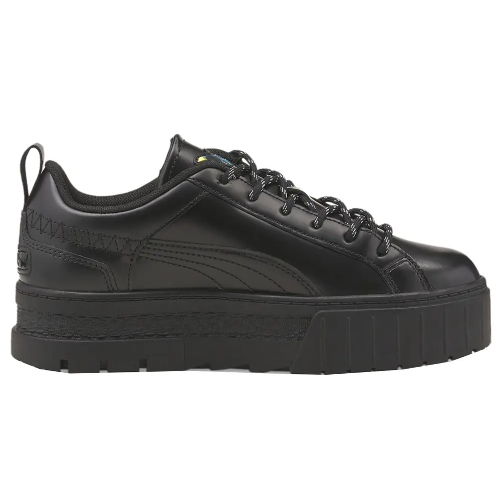 PUMA Womens X DL Mayze Flutur Lace Up Platform Sneakers Shoes Casual - Black PUMA Womens X DL Mayze Flutur Lace Up Platform Sneakers Shoes Casual - Black