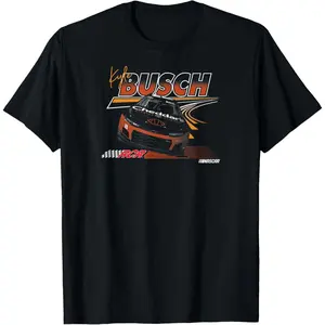Kyle Busch RCR Race Lines Black T-Shirt