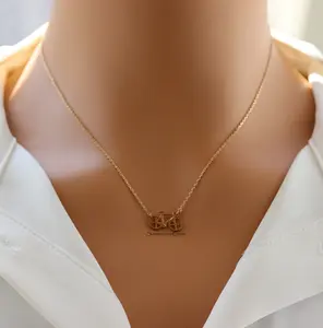 18K Gold Plated Bicycle Charm Pendant Necklace – Fun and Playful Jewelry for Cyclists and Adventure Lovers