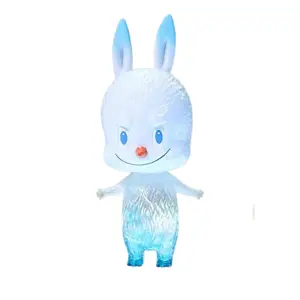 (Iris DH9096)The Little Monsters Mini Labubu Snowman Figure