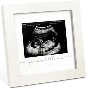 KeaBabies Baby Sonogram Picture Frame - Modern Ultrasound Picture Frames for Mom to Be, First Pregnancy Gifts for Expecting Mom & First Time Dad, Baby Gender Reveal Gifts