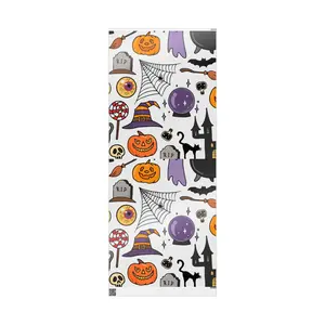 White Design Custom Halloween Wrapping Papers