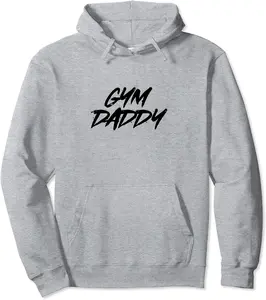 Gym Daddy Funny Joke Weightlifting Bodybuilding Strong Man Pullover Hoodie - Matthewgol Shop 72B0B4GLF31V
