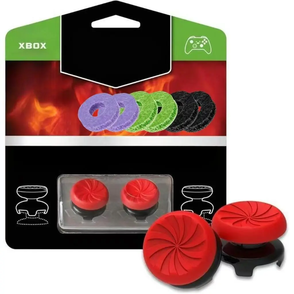 Thumbsticks Grips for PS4/PS5, XBOX, Professional Thumb Grips Joystick Cap Analog Stick Cover, 2 Thumbsticks - 1 High-Rise & 1 Mid-Rise grips player controller player controller mouse click    Galaxy Edition Aim Boost Kit for Controllers