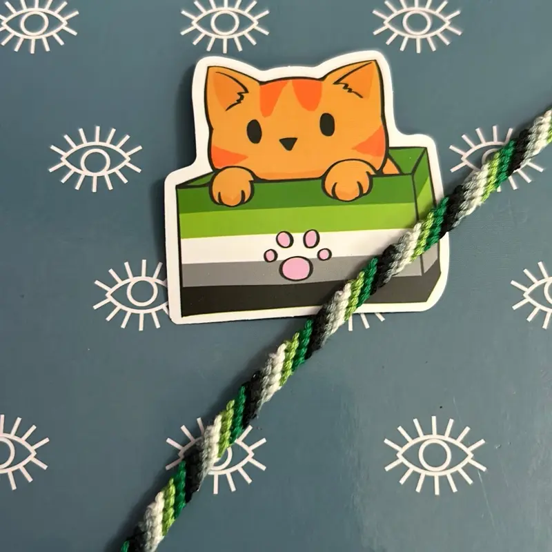 Proud handmade flag friendship bracelets