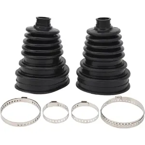 CV Boots 2pcs CV Joint Boot Kit Split CV Boot Highly Flexible CV Axle Boot Repair Kit Universal Split Constant Velocity Gaiter for Cars