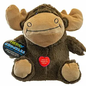Hero Chuckles 2.0 Plush Moose with 3-in-1 Squeaker