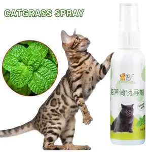 Natural Catnip Spray for Cats - 50ml Calming & Training Inducer | Safe, Long-Lasting Effect for Scratching Posts & Mood Soothing