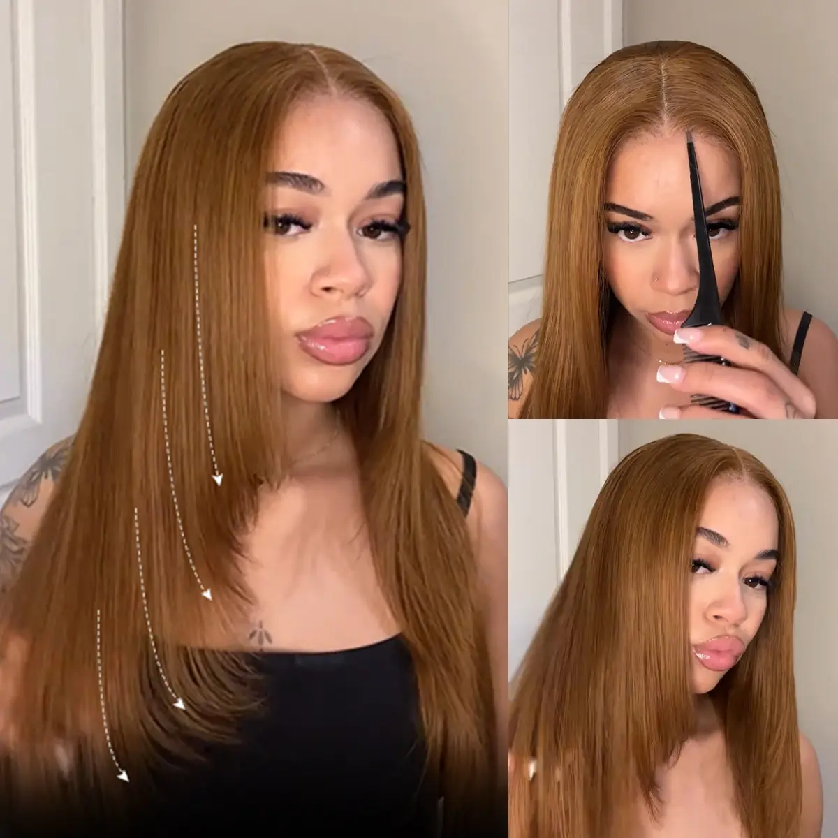 Wavymy Trendy Layered Cut 90's Inspired Pre-bleached Wear Go Glueless Wigs 250% Density Straight 7x5 HD Lace Closure 100% Human Hair#weeklydeals