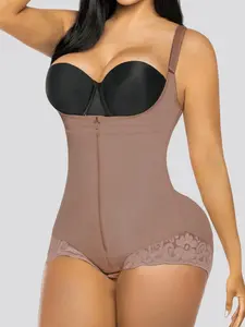 YZY Fajas 1Count Women's Strappy Shapewear Cami Bodysuit, Butt Lifting and Tummy Control, Colombian Shapewear With Hip Triangle Hooks, Suitable For Various Occasions