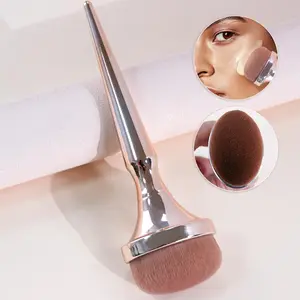 Foundation Brush, 1 Count Large Fluffy Multifunctional Makeup Brush, Cosmetic Brush, Makeup Tool For Women, Blending Brush, Contoured Foundation Brush