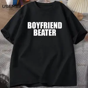 A Must-Have for Meme Masters: "BOYFRIEND BEATER" — A Dark & ​​Witty Pun T-Shirt