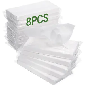 Tissue Refill Car, Napkin Refill Viewer for Auto Sun Visor Travel, Soft and Smooth, 3-Ply(8 Pieces)